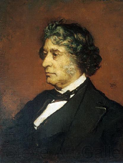 William Morris Hunt Portrait of Charles Sumner Norge oil painting art